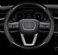 Carbon Fiber Anti-slip Steering Wheel Cover For Audi Steering Wheel Protector