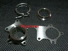 T3 5 Bolts Turbo Downpipe Flange 2.5 V Band Kit Outlet Ss Gasket Clamp