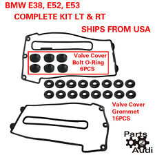 Valve Cover Gasket Set For 98-05 Land Rover Bmw 540i 740i 740il X5 Z8 4.4l V8
