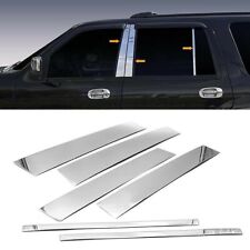 For 1997-2017 Ford Expedition Stainless Steel Chrome Window Pillar Post Trim 6pc