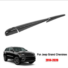 For Jeep Grand Cherokee 14-2020 Carbon Fiber Rear Window Wiper Blade Cover Trim