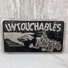 Car Club Plaque Untouchables Vanity License Plate Cast Aluminum Custom Hot Rod