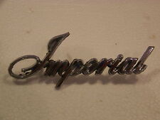1965 66 Chrysler Imperial Trunk Lid Emblem 2579426 Lebaron Crown Coupe
