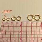 25pc 4mm Heavy Open Jump Rings 14k Gold Filled 4mm Snap Ring 20ga J-4mmgf-25