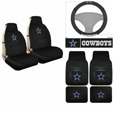 New Nfl Dallas Cowboys Sideless Seat Covers Floor Mats Steering Wheel Cover
