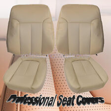 Driver Passenger Replacement Leather Seat Cover Tan For 2009-2014 Ford F150