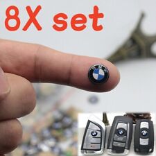 8x For Bmw Key Fob Remote Badge Logo 11 Mm Sticker Emblem Replacement