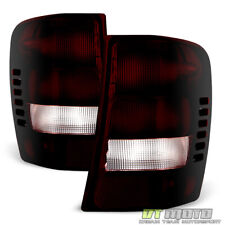 For 1999-2004 Jeep Grand Cherokee Red Smoke Tail Lights Brake Lamps Leftright