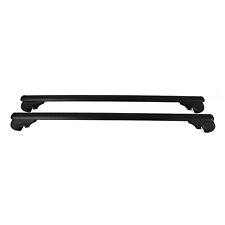 Lockable Roof Rack Cross Bars Luggage Carrier For Audi A4 Wagon 2001-2005 Black