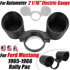 Low Profile Rally Pac For 1965-66 Ford Mustang Autometer 2 116 Electric Gauges