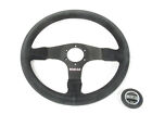 Sparco R375 Steering Wheel 350mm Black Suede 36mm Dish 015r375psn New