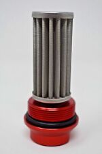 Universal Racing In-line Fuel Filter 40 Micron For Addco Style 6an 8an 10an 