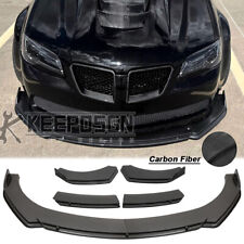 Carbon Fiber Front Bumper Lip Body Splitter For Pontiac G6 G8 Gto Grand Prix