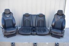 2013 Cadillac Cts-v Coupe Oem Recaro Black Leather Suede Seats Front Rear