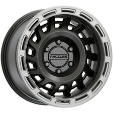 Raceline 957bs Halo 18x9 6x5.5 -12mm Blacksilver Wheel Rim 18 Inch