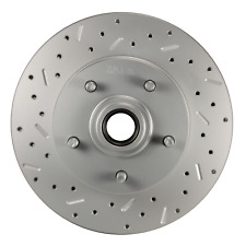 Leed Brakes -5514 Lcds Cross Drilled Slotted Front Rotor Gm Single Piston Cars