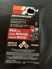 New Kn Recharger - Air Filter Cleaning Kit - 99-5000 - Red Oil Aerosol