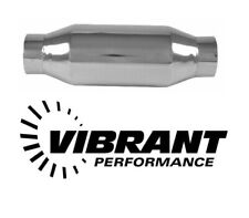 Vibrant Stainless Steel Resonator Standard Design 3in Inletoutlet X 12in Long