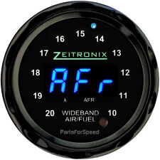 Zeitronix Zr-2 Multi Gauge For Wideband Black Blue Led