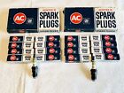 16 Vintage 1979 Ac Gm Acniter Ii Spark Plugs R45ts 5613303 New Old Stock Green