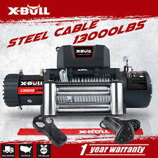 X-bull Electric Winch 12v 13000lbs Steel Cable Towing Truck Trailer Off-road 4wd
