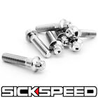 5 Pc Chrome Assembly Bolts For 2 3 Piece Wheels 44mm Thread 8x1.25 For Savini