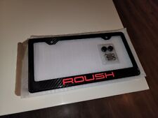 Reflective Roush Performance Carbon Fiber License Plate Frame F-150 Mustang