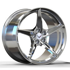 19 20 Gem G8e E-ray Forged Chrome Wheels For C6 C7 Corvette Z06 Grand Sport