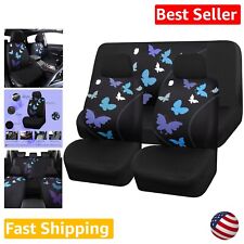 Blue Butterfly Car Seat Covers - Universal Fit For Suvs Sedans Vans - Airba...