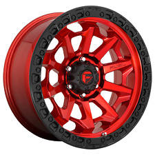 17 Inch Red Black Wheels Rims Chevy 2500 3500 Dodge Ram Truck 17x9 8x6.5 Lug
