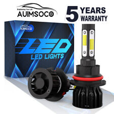 For Hummer H2 Sport Utility 6.0l 6.2l 2003-2009 9007 Led Headlight Hi-low Bulbs