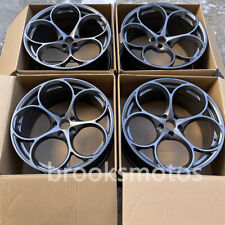 For Alfa Romeo Stelvio 20 Drak Satin Gunmetal Forged Wheels Rims 20x9 20x10
