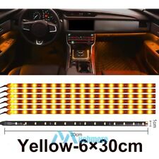 4 Pcs Neon Tube Underglow Led Rgb Under Car Strip Light Kit Underbody System Kit