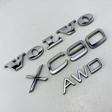 2003-2014 Volvo Xc90 Awd Emblem Letters Badge Logo Rear Chrome Set Oem F65