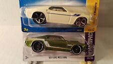 Pair Of Hot Wheels 69 Ford Mustang Vehicles 2007 2013