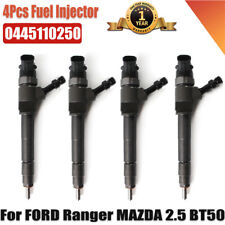 4x Diesel Injectors 0445110250 For Ford Ranger Pk Pj 2.5l Diesel Turbo 2006-2011