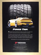 1995 Yokohama Tires Strosek Porsche Speedster Photo Vintage Print Ad