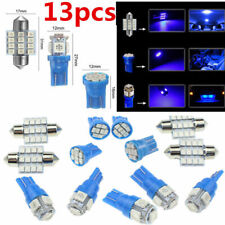 Blue Led Lights 13pcs Interior Package Kit For Nissan License Plate Lamp Bulbs