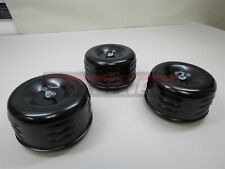Black 4-58 Louvered Air Cleaners 3 Tri Power Three Deuce Intake 1 Or 2 Bbl