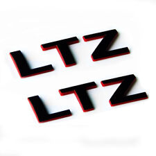2x Genuine Ltz Nameplate Letter Emblem Badge Redline Chevrolet Red Line Y