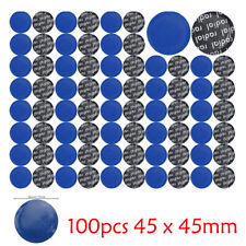 100pcsset 45mm 1- 34 Round Radial Rubber Car Tire Repair Tyre Patches Kit Eq