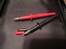 Snap On Snapon Scope Multimeter Probe Test Lead Pair Red Black Only Oscillope