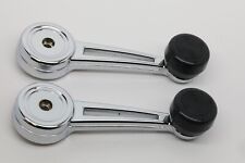 Interior Window Crank Handle Metal Pair For Ford Mustang Bronco F100 F250 F350