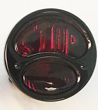 6 Volt - 1928-31 Ford Model A Rh Tail Light With Stop Lens Black