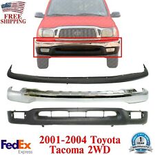 Front Bumper Chrome Steel Filler Lower Valance For 2001-2004 Toyota Tacoma