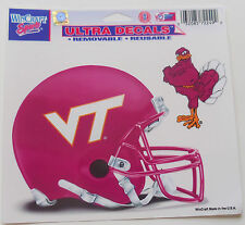 Virginia Tech Hokie Window Sticker Decal Ncaa College Football Helmet Lic.