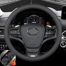 15 38cm Car Steering Wheel Cover Genuine Leather Car Accessories For Lexus