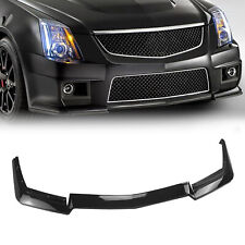 Glossy Black Front Bumper Spoiler For Cadillac Cts-v Style 2009 2010-2015