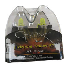 Hella H71070662 Optilux Extreme Yellow Light Bulbs H3 12v 55w Pack Of 2