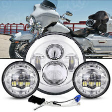 For Harley-davidson Electra Glide Classic 7 Led Headlight 4.5 Passing Lights